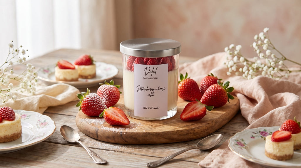 Stwaberry cheese cake Candle - Dalal